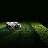 Luba 2 AWD 15.8 In. RTK Robot Lawn Mower (3/4 Acre), Adjustable Cutting Height (1 In. - 2.7 In.), All Terrain, AI Vision