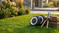 Omni-Wheel for LUBA 2 AWD and LUBA Mini Series up to 15.8 In. Cutting Width Robot Lawn Mower (2 Wheels) — Lifestyle